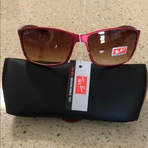 Red Ray-Ban Sunglasses
